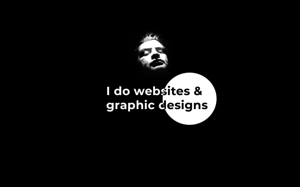 Modern website design and Graphic designing with glowing digital elements