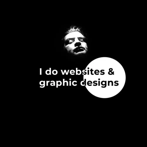 Modern website design and Graphic designing with glowing digital elements
