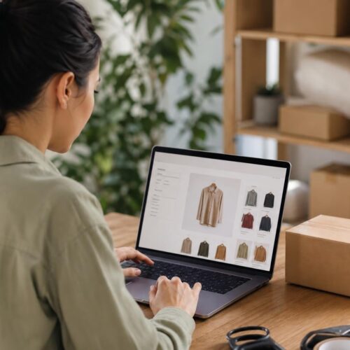 setting up a website on shopify